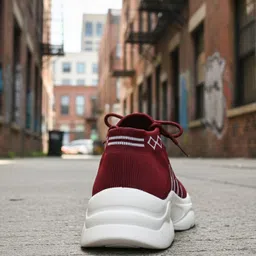 kraasa Lightweight, Comfortable, Cushioned Footbed Walking Shoes For Women image 4