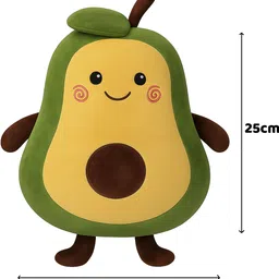 webby Cute Avocado Plush Soft Toy | Birthday Gift for Kids and Adults - 25 cm image 3