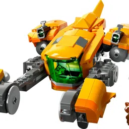 lego Marvel Super Heroes Baby Rocket's Ship (330 Blocks) Model Building Kit image 2