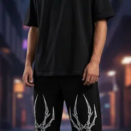 xpecto style Men Solid Black Track Pants-picture-22