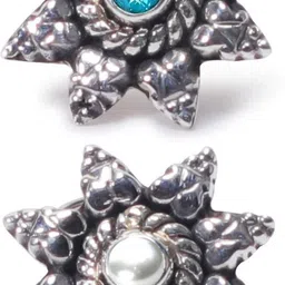 jsag Sterling Silver Plated Sterling Silver Nose Stud-picture-19