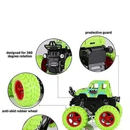 kavyatanishq Green mini monster car & unbreakable mini team plane for kids pack of -2 image 3