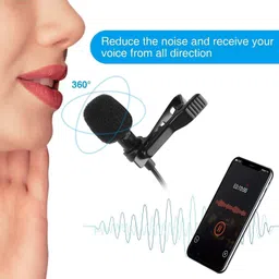 techblaze 3.5mm Lapel Microphone for Video Recording | Collar Mic | Mic for Vlogging Microphone image 4
