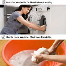 tinsuhg Storage Bag, 9Pcs Washable Drawstring Bag, Durable Kitchen, Bedroom Pack of 6 Grocery Bags image 5