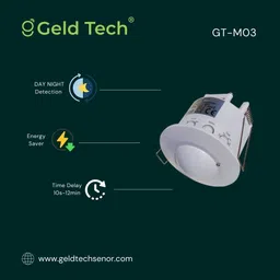 Geld Tech Microwave Motion Sensor False Ceiling | detects humans | Pack of 5 Wired Sensor Security System image 3