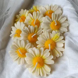 artcollections Sun Flower/Daisy Floating Candle (100% Soya Wax & Scented Candle) Candle image 2
