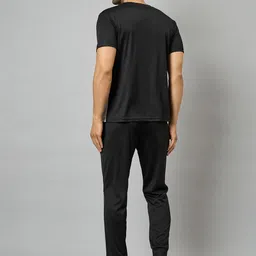 chrome & coral Colorblock Men Track Suit image 2