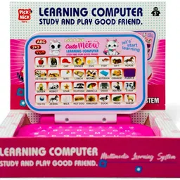 ashoojatex Learning Study Game Mini Computer Notebook Toy-picture-25