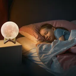 epick 3D Moon Light with Stand & USB, 7 Color for Gifts and decoration Night Lamp image 3