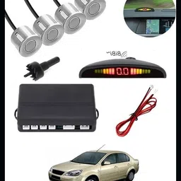 peeps store Car Premium 4 Silver Reverse Parking Sensor-AP25N508 Car Premium 4 Silver Reverse Parking Sensor-AP25N508 Parking Sensor-picture-19