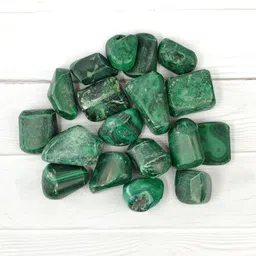 reiki crystal products 100% Natural Crystal New-82-Malachite-Tumble-stone-100gm Regular Asymmetrical Crystal Stone-picture-16