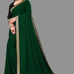 isha trade Embellished Daily Wear Georgette Saree image 4