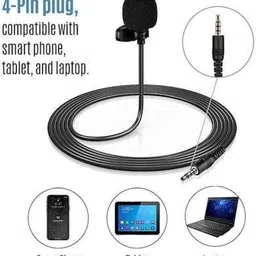 MOTOFLY 10" Selfie LED Light, Phn Holder, 7Ft Long Stand,360'5m long collar mic- Tripod, Tripod Kit, Monopod Kit, Tripod Clamp image 3