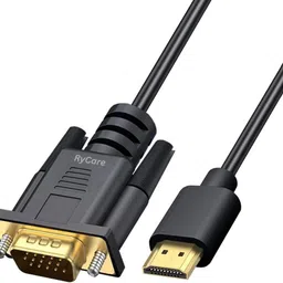 RyzCare TV-out Cable HDMI to VGA Cable 6FT, Unidirectional HDMI to VGA 6' Video Adapter for Laptop-picture-26