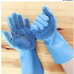 vidhisha electronic Reusable Rubber Gloves for Wet Surfaces Wet and Dry Glove-picture-18