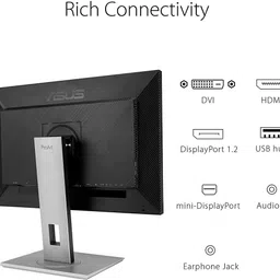 ASUS ProArt 68.58 cm (27 inch) WQHD LED Backlit IPS Panel with 2560 X 1440 Pixels, 100% sRGB/Rec. 709, Delta E Monitor (PA278QV) image 4