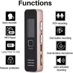 DDLC Mini LCD Digital Voice Recorder Professional Audio Recorder MP3 Player NA Voice Recorder image 5