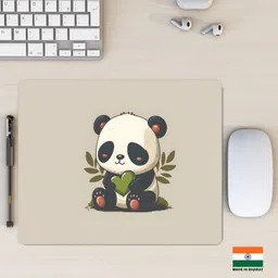 Kuavi Panda Anime Mousepad Rubber Base with Anti Skid Surface Mousepad Non Slip Base Mousepad image 4