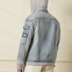 wrogn Men Solid Casual Jacket image 3