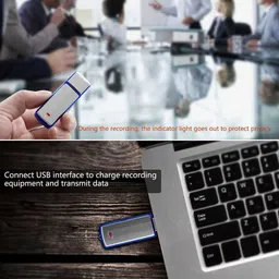 CAM 360 Spy Voice Recording Device Hidden Portable Usb Pen Drive 8GB Security Camera image 3