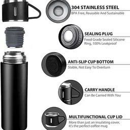 aikart 1000 ml Stainless Steel Flask image 4