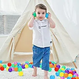 minikidz Baby Premium Multicolour 24 Balls for Kids Pool Pit/Ocean Ball Bath Toy image 2