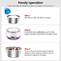 hrkt 1L Automatic Yogurt Maker Yogurt Maker image 4