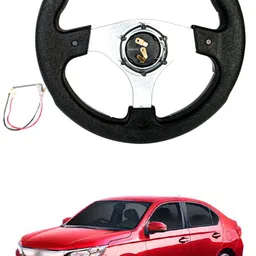 prtek Hand Stiched Steering Cover For Honda Amaze image 2