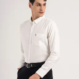 red tape Men Relaxed Fit Fit Solid Spread Collar Casual Shirt image 3