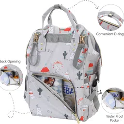 1st step Smart, Multi-Functional Waterproof Handbag with Shoulder Strap for Mother Travel Backpack Diaper Bag image 3