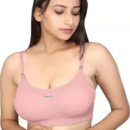 priyaenterprise Pack of 3 Women Cami Bra Lightly Padded Bra image 4