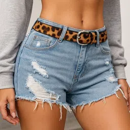 oodi Women Casual Brown Synthetic Belt image 3