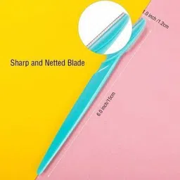 drosselz Eyebrow Facial Hair Remover, Neck, Face, Upper Lips As Well As Unnecessary Hair Removal Elsewhere Shaping Trimmer Shaper Shaver Tools Disposable. Razor Eyebrow Trimmer(pack of 3), Men & Women image 4