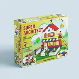 n2j2 shop Super Architect Building Construction Blocks for Kid Set for Children's to Create Their own Home by own Creativity Little Engineer image 4