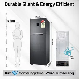 samsung 322 L Frost Free Double Door 3 Star Convertible Refrigerator image 5