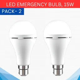 sacro 15W Rechargeable Inverter LED Bulb with Upto 4H.Power Cut Lighting Pack of_2E282 4 hrs Bulb Emergency Light-picture-14