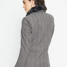 duke Tweed Harringbone Coat For Women image 2