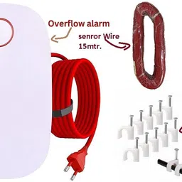 Aarav Enterprises WaterTank Overflow Alarm Water Alarm with 15 Mtr.wire & sensor kit Wired Sensor Security System-picture-27