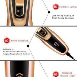 Rawnrich Multifunctional 3 In 1 Grooming Kit Trimmer 60 min Runtime 4 Length Settings image 2
