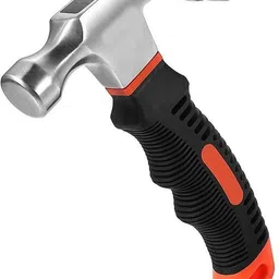 vastarpara Mini Hammer Mini Portable Claw Hammer Carpentry Iron Hammer Car Safety Glass Escape Hammer Broken Window Hardware Tools Small Hammer Tool Kit for Home Curved Claw Hammer-picture-10