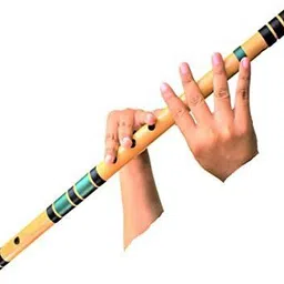 C Natural Base Right Hand Bamboo Flute/Bansuri Size 19 Inches Bamboo Flute-image-57