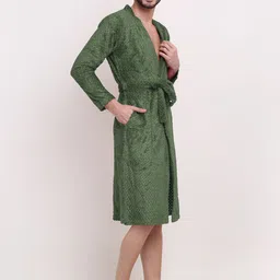 klotthe Green Medium Bath Robe image 2