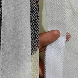 buyagain HDPE - High Density Poly Ethylene Infants Washable 2x4 ft white Heavy Quality Window Mosquito Net with Tape (Easily Open and Close) Mosquito Net image 3