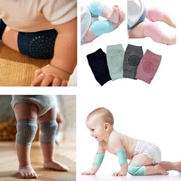 sbts Breathable Comfortable Knee Cap for Kids_666 Multicolor Baby Knee Pads image 5
