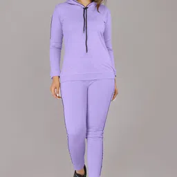 metronaut Solid Women Track Suit image 4