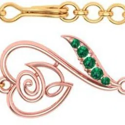 PC Chandra Jewellers Heart Yellow Gold 18kt Bracelet-picture-13