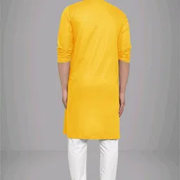 m bisswas Men Cotton Blend Kurta Pyjama Set-picture-11