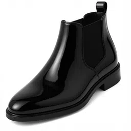 kraasa Chelsea Luxury Solid Outdoor, Trendy, Lightweight, Cushioned Footbed Boots For Men image 5