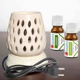 luxantra Jasmine and Lemongrass Aroma Oils Diffuser Set image 2