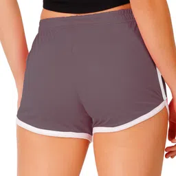 jocker Solid Women Dark Grey Boxer Shorts, Casual Shorts, Gym Shorts, Night Shorts, Regular Shorts image 2